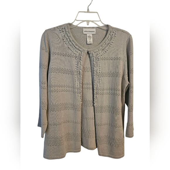 Alfred Dunner Woman's embellished cardigan sweater size Small - Picture 1 of 7